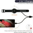 thumbnail image 4 of Upgraded 2 In 1 Watch Charger For Galaxy Watch 5 Pro/5 BE/5/4 Classic/4/3/2/Active 2/Active, USB C Charging Cable Compatible For Samsung Galaxy Z Flod4/Z Flip4/S22 Ultra/S21 Plus/S20/S10, 4 of 7