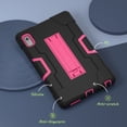 thumbnail image 5 of TECH CIRCLE Case for Lenovo Tab M9 Tablet (9", 2023 Released) - Shockproof Rugged Cover with Kickstand, Black + Rose, 5 of 7
