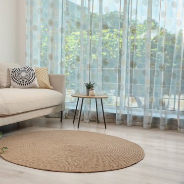 Brown and Blue Tulle Curtains with Rod Pocket, Twirls Vortex Design Geometric Curved Lines Hypnotic Elements, Sheer Drape for Wedding Party 2 Panels, 7 Sizes, Pale Blue Mustard Umber, by Ambesonne