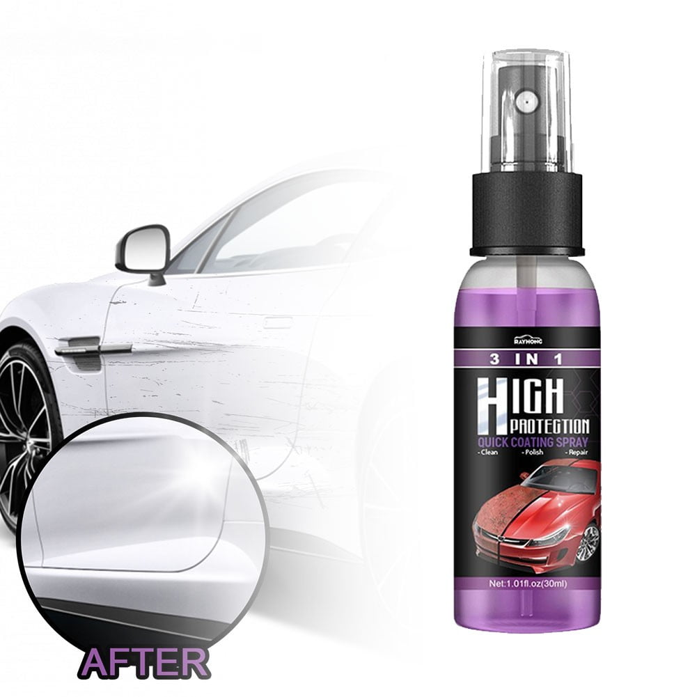 New 3 in 1 High Protection Quick Car Coat Ceramic Coating Spray Hydrophobic  