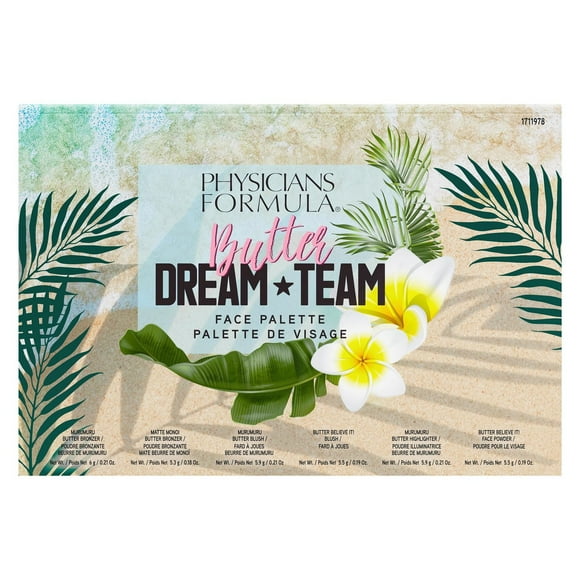 PALETTE VISAGE BEURRE DREAM TEAM Assortiment de six formules Butter.