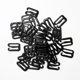 thumbnail image 5 of 100x Metal Sujetador Correa O Anillos / Deslizadores / Gancho Fig 0 8 9 Gancho 15mmx12mm Zulema Cierres de la correa del sujetador, 5 of 6