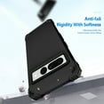 thumbnail image 2 of Decase Compatible with Google Pixel 7 Pro Case, Heavy Duty Shockproof Protection Soft Silicone Rubber+Hard Plastic Bumpers Hybrid Protective Case for Google Pixel 7 Pro, Black, 2 of 7