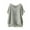 Grey, variant on Women's Plus Size Cotton Linen T-Shirt, Short Sleeve Loose Fit Summer Top, Breathable Cotton Linen Solid Color Blouse for Casual Everyday Wear, Vacation and Relaxed Outfits Beige L