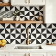 thumbnail image 4 of 10Pcs Triangle Geometric Self-Adhesive Floor Tiles,12x12 In Cover 10 Sq.Ft,Self-Adhesive DIY Vinyl Flooring,Removable,Waterproof & Anti-Slip,for Bathroom,Kitchen,Walls,Bedroom,Stairs,Home, 4 of 8