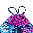 thumbnail image 2 of ZAXARRA 2Pcs Children Summer Swimwear Floral Tops + Drawstring Briefs Suit, 2 of 5