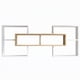 thumbnail image 1 of Repisas Kioto – Mueble Organizador de Pared con Compartimentos Asimétricos en Blanco y Madera – Diseño Moderno para Sala y Dormitorio, 1 of 6