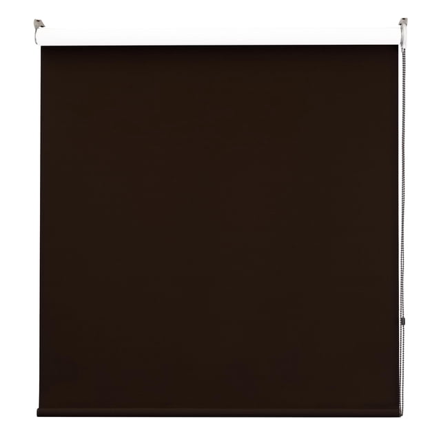 DecoKing Persiana para Ventana Enrollable Horizontal Blackout 120cm ancho x 180cm alto Coffee