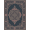 Dark Grey Rose Mauve, Pattern 6, variant on ODIKA 8'x10' Washable Area Rug Floral Medallion With Vintage Scroll Border And Trellis Mauve Rose Refined for Dining Room, Large Office, Lounge, Non-Slip Chair-Friendly Mat