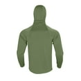 thumbnail image 6 of BiZtdJrK Mens Long Sleeve Ice Silk Sun Protection Shirt with Mask Lightweight Rash Guards Cool Hooded Fishing Shirts Thumb Holes Workout Tops Army Green XL Mens Gifts, 6 of 10