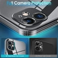 thumbnail image 3 of Crystal Clear Case for iPhone 11, [Never Yellow] [Camera Protection], Thin Slim Fit Transparent Soft Silicone Phone Protective Case Cover, 6.1 Inch, Transparent, 3 of 17