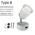 thumbnail image 2 of Luz LED RV con tono de atenuación táctil, luz para barco y yate, luz de noche recargable por USB, luz de lectura para RV de 12-24V., 2 of 4