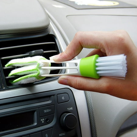 

Alexsix Portable Double Ended Car Air Vent Slit Cleaner Brush Dusting Blinds Keyboard Cleaning Brushes