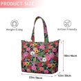 thumbnail image 4 of Pioneer Flower Floral Print Pattern Travel Tote Bags for Women Carry On,Large Weekender Bags for Women Travel,Multi Functional Duffle Bag for Work,Shopping,Sports, 4 of 5