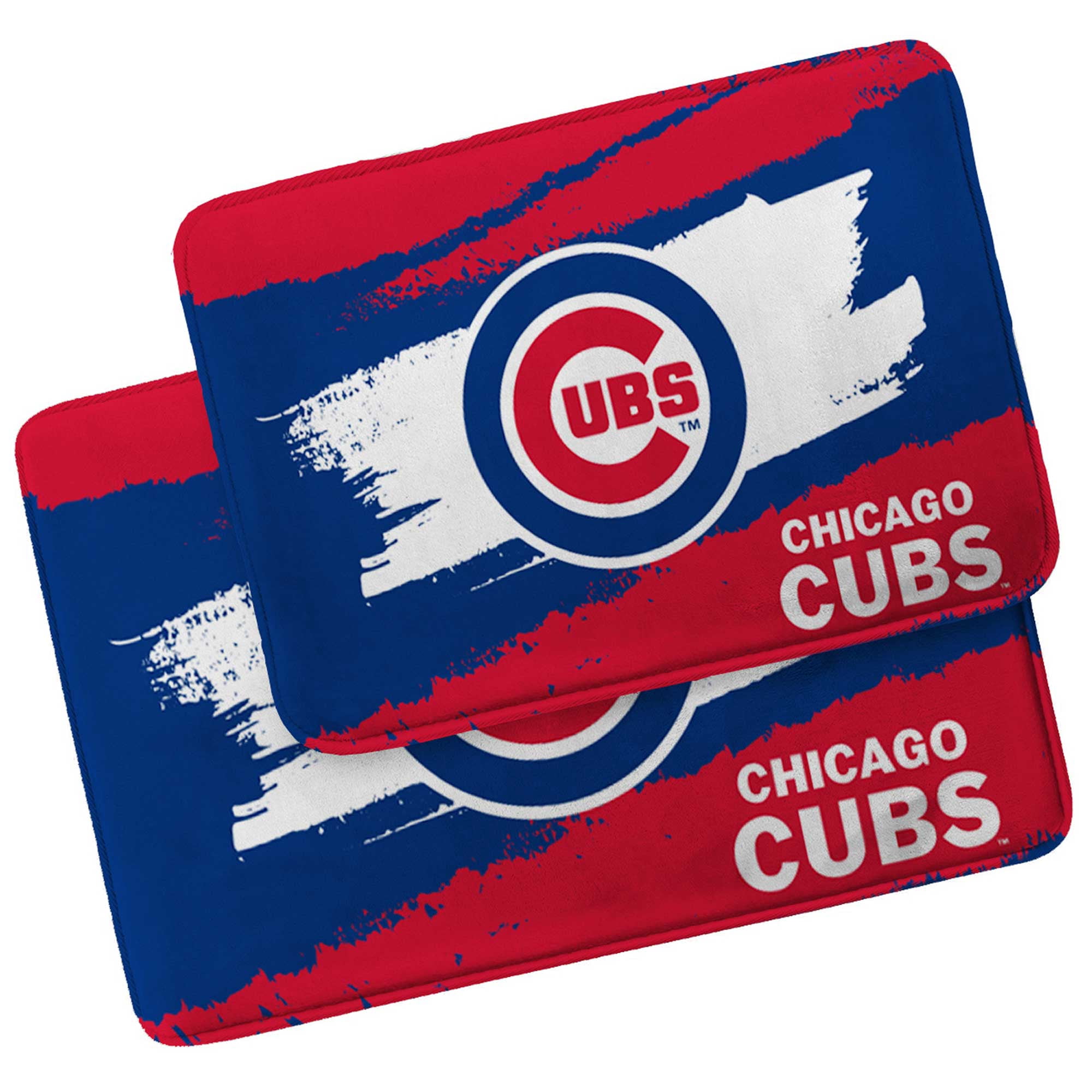 Pegasus Chicago Cubs Shower Curtain & Bath Mat Set