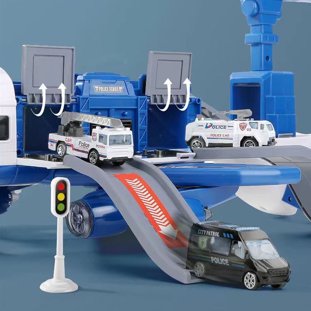 CSCHome Toddler Kids Transport Cargo Airplane Toy Airplane Toy with Toy Cars Set Toy Airplane Gifts for 3 4 5 6+ Years Old Kids Boys and Girls