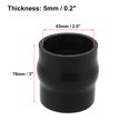 thumbnail image 3 of Unique Bargains 51mm 2' ID Straight Silicone Reducer Hose Coupler Intercooler Tube Red for Car Intercooler Intake Piping, 3 of 6