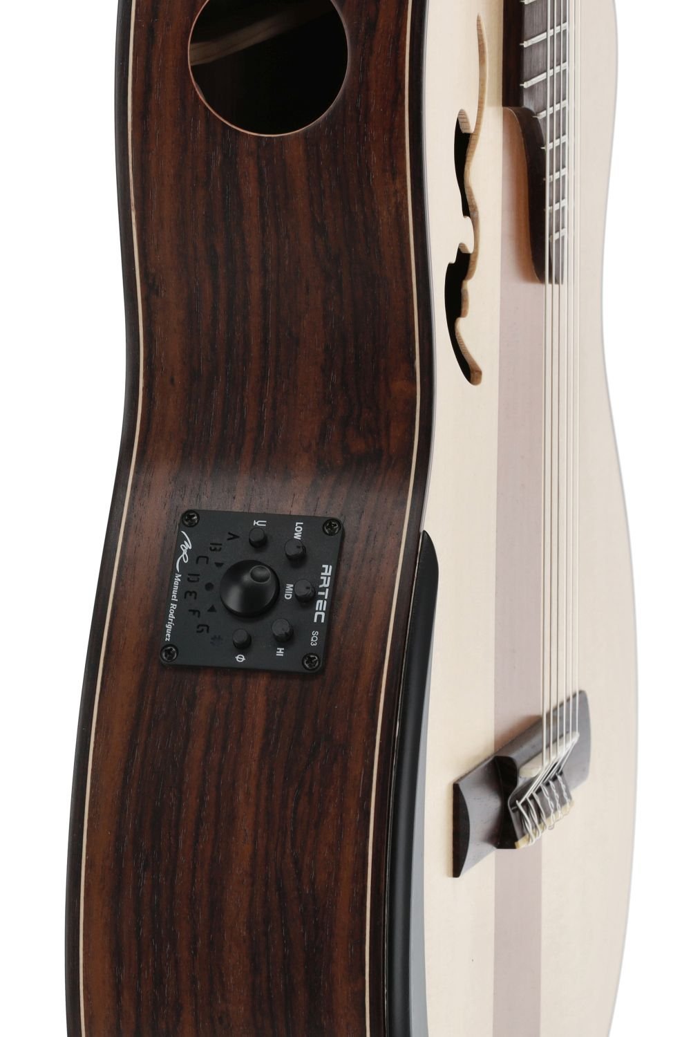 Manuel Rodriguez Electro-Acoustic Guitar Café Cortado, Indian Rosewood 4/4
