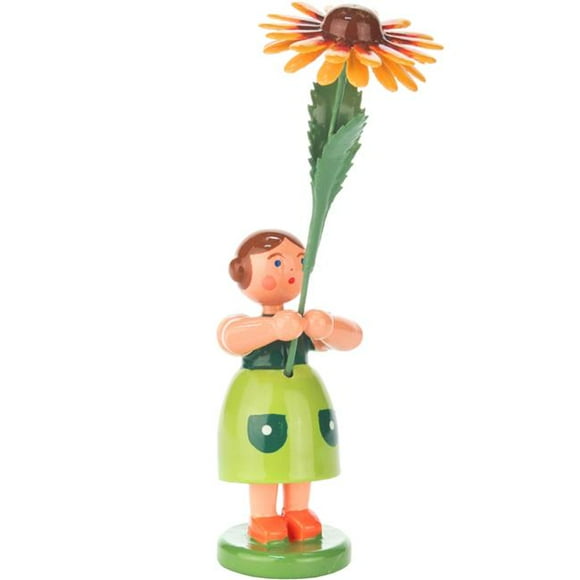 Dregeno Easter Ornament Green Flower Girl