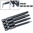 thumbnail image 2 of Lefu 65mm SQ0 SQ1 SQ2 Square Head Screwdriver Bits Set Hex Shank Magnetic Screwdriver, 2 of 9