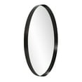 thumbnail image 6 of Tyler Dillon Round Black Metal Framed Steele Wall Mirror, 6 of 6