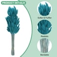 thumbnail image 2 of Uxcell 120-Pack Bunny Tails Grass 17 Inch Fluffy Rabbit Tail Grass Dried Flowers for Home/Wedding [Blue Green], 2 of 7