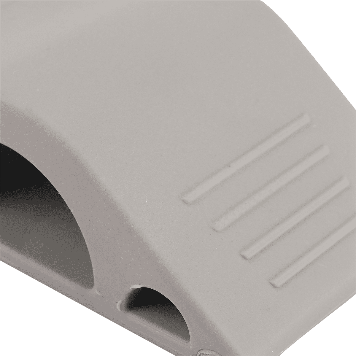 Door Stopper 10 Pack Set Premium Heavy Duty Door Stop Rubber Wedge with Decorative Storage Holder-Perfect Doorstop(Gray)