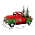 thumbnail image 3 of Modelo de camión grande de coche, decoración navideña coleccionable para niños (camión grande), rojo y verde, 3 of 5