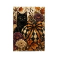 thumbnail image 2 of AZXY Halloween Garden Flag 12×18 Inch Double Sided, Black Cat Plaid Pumpkin Yard Flag, Farmhouse Thanksgiving Seasonal Banner, Weather Resistant Decor for Porch Lawn Outdoor Holiday Fall Decorations, 2 of 6