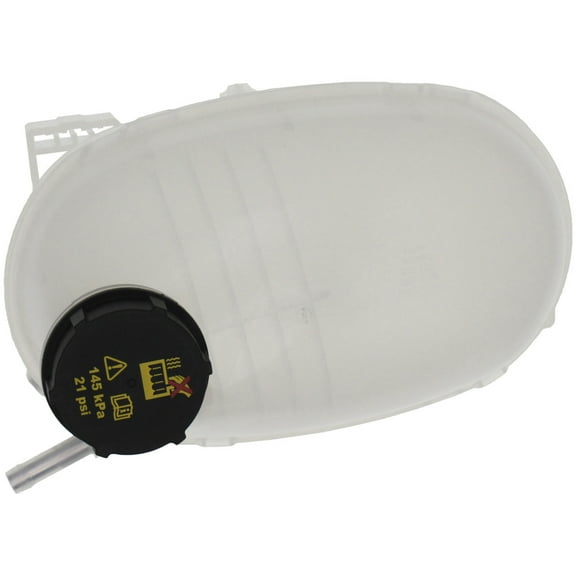 Dorman 603-865 Engine Coolant Reservoir for Specific Ford Models, Translucent; Black