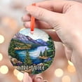 thumbnail image 4 of Lake Tahoe Christmas Ornament, Ceramic/Acrylic - Lake Tahoe Hawaii Travel Souvenir, Seasonal Tree Ornament, Vacation Keepsake 2025, Gift for Travelers, 2025 Edition, 4 of 5