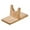 Small, variant on Hot Glue Holder Tabletop Rack Organizer Lightweight Wood Stable Design Suitable for Workshop Users
