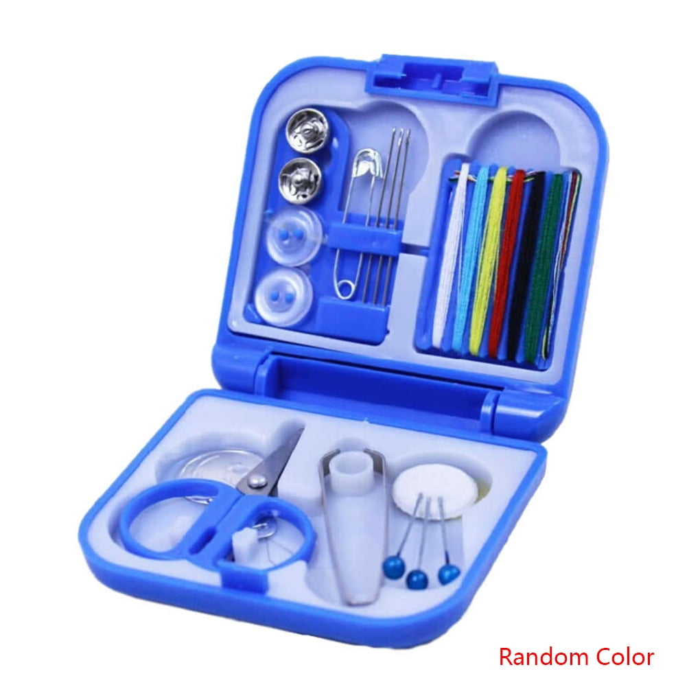 Random Color Portable Home Travel Plastic Sewing Kits Sewing Needles