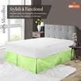 thumbnail image 2 of SGI Bedding 11 Inch Pleated Bed Skirt | Microfiber Bed Skirt | Fade Resistant, Wrinkle Free, Anti-static, Decorative, Extra Storage Space, Clutter-Free | Queen, Sage, 2 of 6