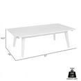 thumbnail image 4 of Cypress Outdoor Patio Coffee Table in Blonde Eucalyptus Wood, 4 of 13