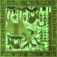 thumbnail image 1 of Ahgly Company Indoor Square Animal Green Traditional Area Rugs, 8' Square, 1 of 1