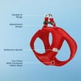 thumbnail image 5 of Voyager Step-in Plush Dog Harness – Soft Plush, Step in Vest Harness for Small and Medium Dogs by Best Pet Supplies - Red Corduroy, XL (Chest: 20.5-23"), 5 of 7