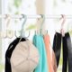 thumbnail image 3 of Space Saving Rotated Hanger Hooks Wardrobe Clothes Rack Hanger Organizer Bag Hanger Shoes Belt Scarf gift, 3 of 4