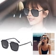 thumbnail image 1 of Gafas de sol TR90 Gafas de sol cuadradas Puente doble Metal 400 Eyewears, 1 of 6