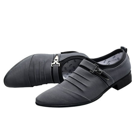 

Vedolay Flat Loafers Men s Slip On Sneakers Ladies Classic Travel Loafers Gray 8