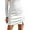 White, variant on Womens Fuax Leather Skirt High Waisted Bodycon Pencil Mini Skirts with Shorts
