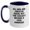 White/Navy, variant on Funny Case Manager Gifts, 'All Men Are Created Equal But The Coolest Become A Case Manager' Two Tone Coffee Mugs for Graduation, Gifts from Men, Gifts for Case Manager, 11oz Ceramic Mug