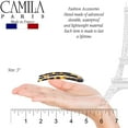 thumbnail image 2 of Camila Paris CP2975 French Twist Stick Clip Pins, Opera, Wavy Hair Pin 3-Prong Hair Fork for Girls Spiral Updo Chignon Bun Holder, Flexible and Styling Hair Accessories for Women, Handmade in France, 2 of 20