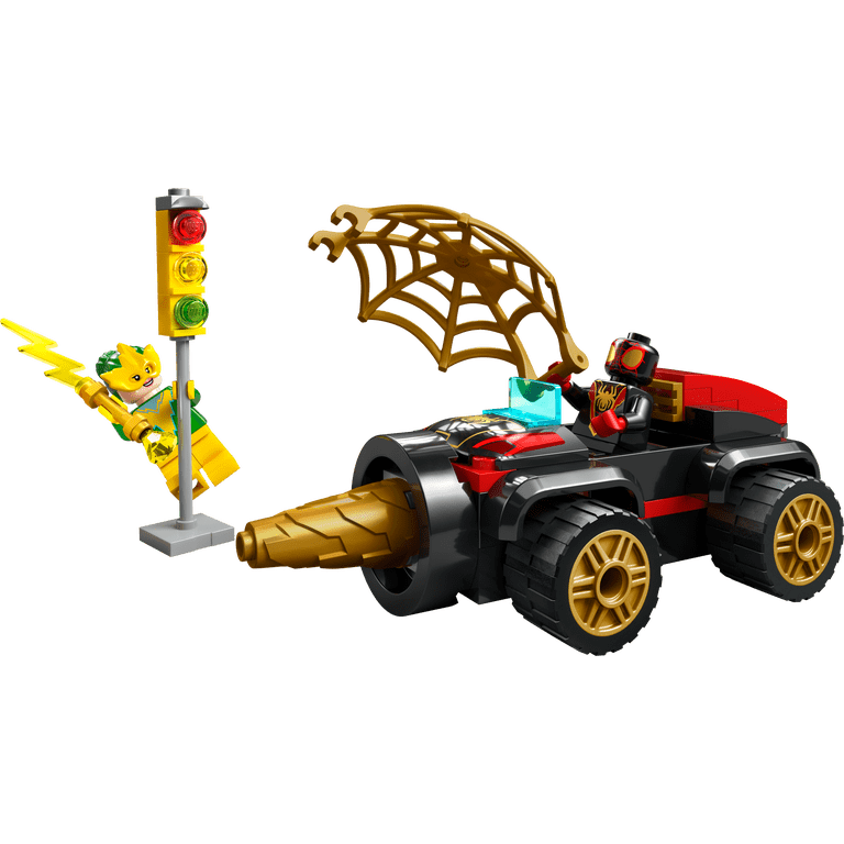 LEGO Marvel Drill Spinner Vehicle, Miles Spin Morales Car, Spider