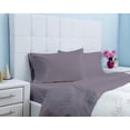 thumbnail image 2 of Ensemble de draps en microfibre de Gouchee Home – Ensemble de literie 3 pièces, microfibre ultra-douce, draps gris infroissables et respirants, 2 of 2