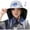 Gray, variant on ZACPNCV Kids Sun Hats for Boys Girls UV Protection Baseball Cap Hats for Kids with Neck Flap Wide Brim Navy Free Size