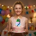 thumbnail image 6 of Fashion Cartoon Creative Birthday Candle - Party Number Candle with Glitter Crown Design, Fashionable Sparkle Decoration - for Birthday Celebrations, Party Events, Cake Topping, 6 of 6