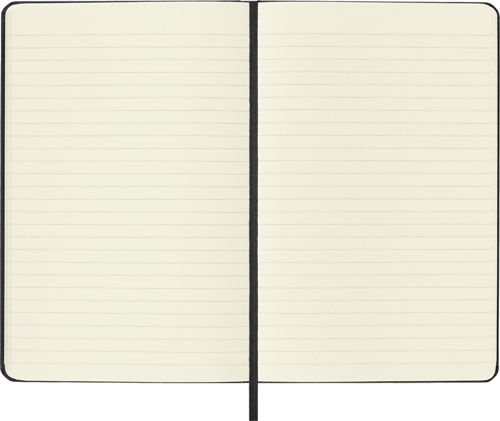 Moleskine Classic Notebook, Hard Cover, Medium (4.5" x 7"), Ruled, Black