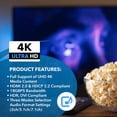 thumbnail image 4 of Dual HDMI EARC Audio Extractor 4K@60Hz With Optical Port & 3.5mm Jack, 18Gbps Bandwidth (HDA-935), 4 of 7