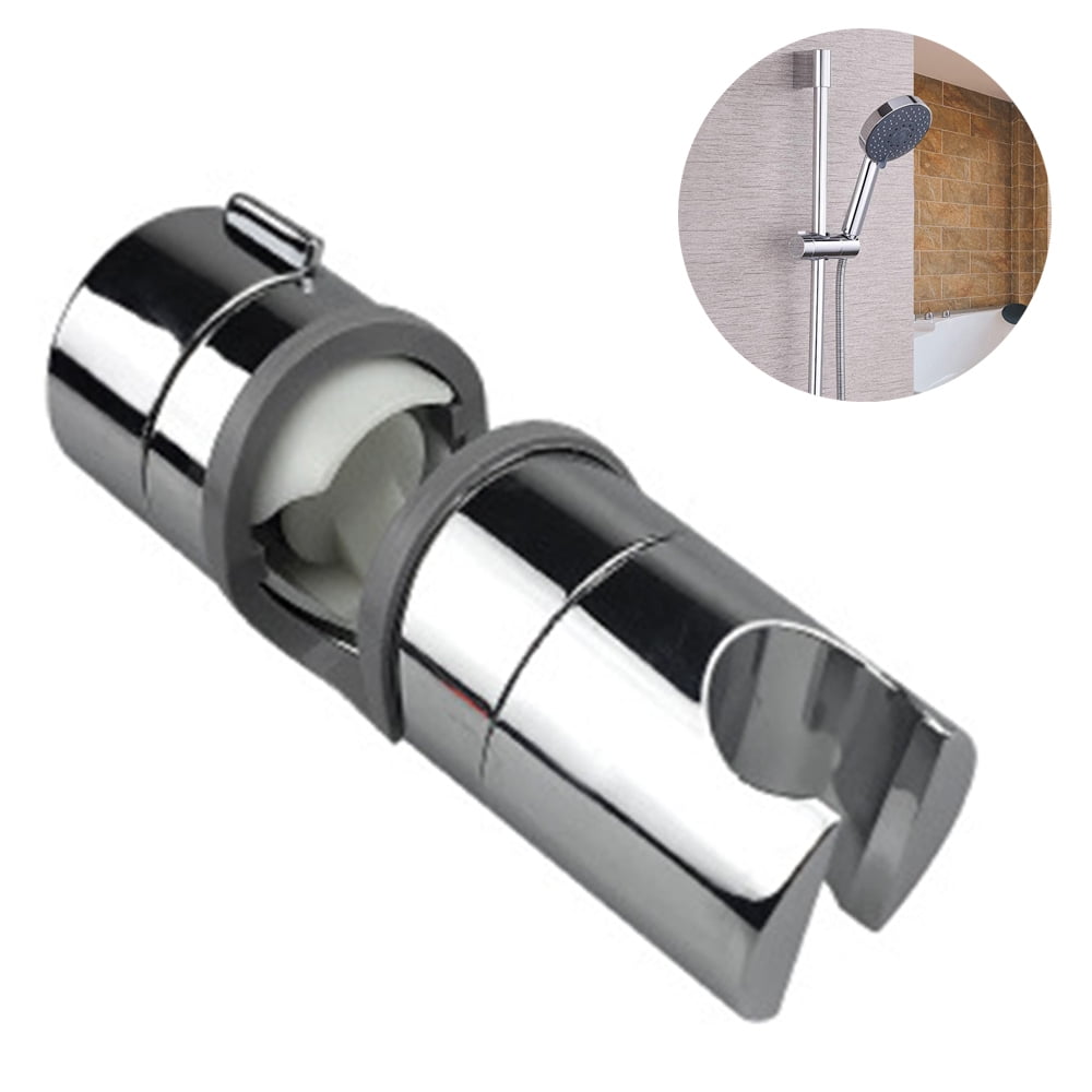 Mtsooning Shower Head Slider Holder Adjustable Handset Bracket Bathroom Wall Mounted Bar Slider Clamp Replacement